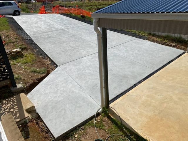 completed work for a recent customer