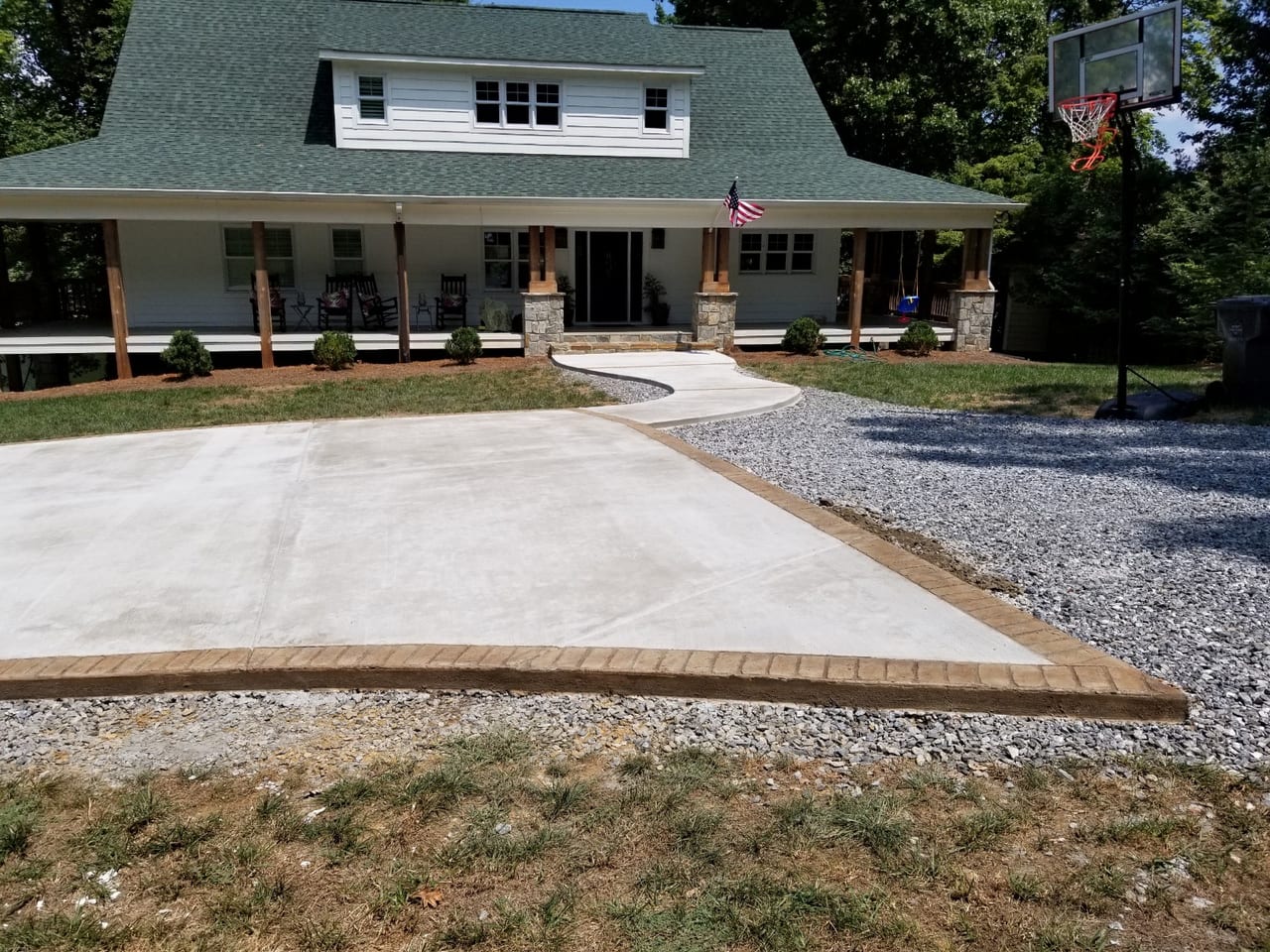 completed work for a recent customer